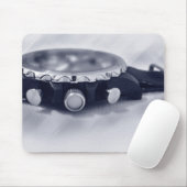 pastellblaue Stunde Mousepad (Mit Mouse)