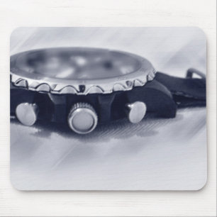 pastellblaue Stunde Mousepad