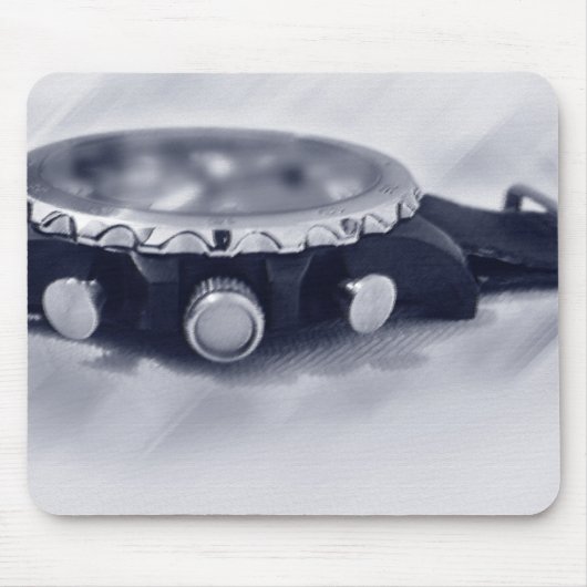 pastellblaue Stunde Mousepad (Vorne)