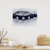 pastellblaue Stunde Poster (Küche)