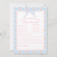 Pastellblaue Vintage-verschlungene Blumen-Kinder- 