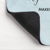 Pastellblaue Wasserfarbmarmor Mousepad (Ecke)