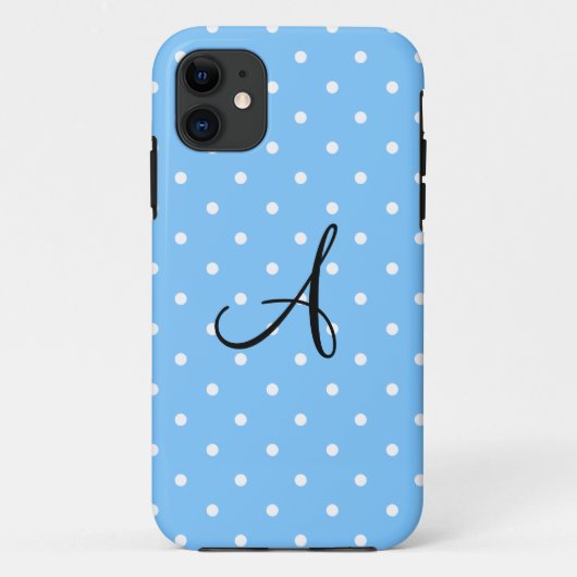 Pastellblauer Pollentuch Case-Mate iPhone Hülle (Rückseite)