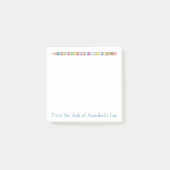 Pastellbleistift vier post-it klebezettel (Vorderseite)