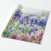 PastellBluebonnets Geschenkpapier (Ungerollt)