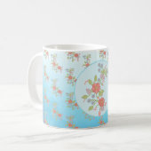 pastellblumen kaffeetasse (Vorderseite Links)