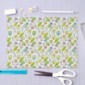 Pastellblumen- u. Blätter 2 Seidenpapier (Handwerk)