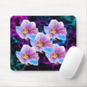 PastellBlumen und Sterne Mousepad (Mit Mouse)