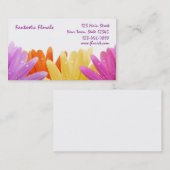 Pastellblumenblätter, Wasser lässt Visitenkarte (Vorne/Hinten)