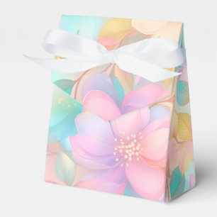 Pastellblumenmuster Geschenkschachtel