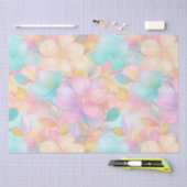 Pastellblumenmuster Seidenpapier (Handwerk)