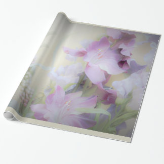 PastellblumenPackpapier Geschenkpapier