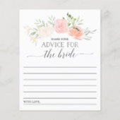 Pastellblush Doppelseitiges Brautparty Datum Nacht Flyer (Hinten)