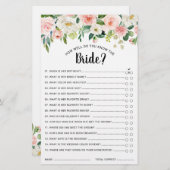 Pastellblüte Hübsch rosa Brautparty-Spiel (Vorne/Hinten)