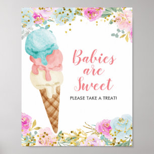 Pastellblütenbabys sind süß. Bitte nehmen Sie eine Poster