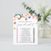 Pastellblütenspiel Brautparty (Stehend Vorderseite)