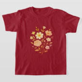 Pastellblütenstrauch Mädchen ' Hemd ' weich T-Shirt (Ablage )