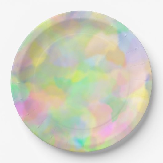 Pastellbonbon Pappteller (Vorderseite)