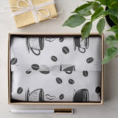 Pastellbrauen: Momente des weichen Kaffees Seidenpapier (Geschenk)