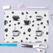 Pastellbrauen: Momente des weichen Kaffees Seidenpapier (Handwerk)