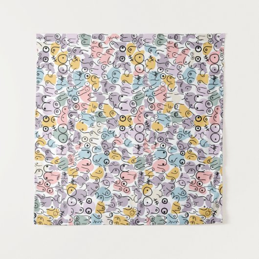 Pastellbrust Wandteppich (Vorderseite (Horizontal))