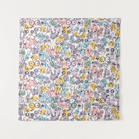 Pastellbrust Wandteppich (Vorderseite)