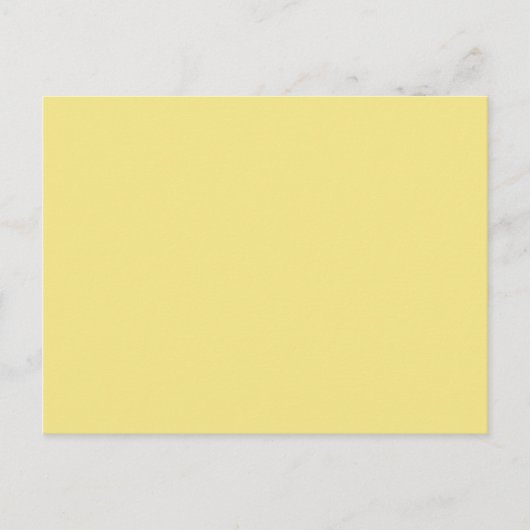 Pastellbutter, gelber Hintergrund bereit zur Anpas Postkarte (Vorderseite)