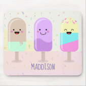 PastellChibi Eis-Lutschbonbon-niedliches Mousepad (Vorne)