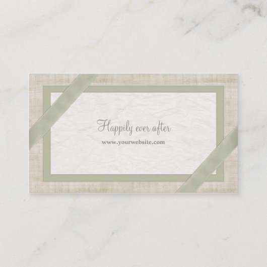 Pastellcollagen-Hochzeits-Planer-Visitenkarte Visitenkarte (Rückseite)