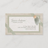 Pastellcollagen-Hochzeits-Planer-Visitenkarte Visitenkarte (Vorderseite)