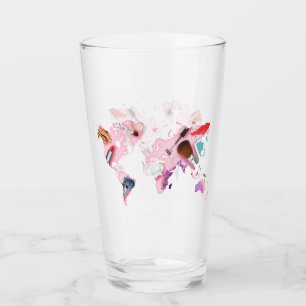 PastellComestics Weltkarte Glas