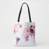 PastellComestics Weltkarte Tasche (Vorderseite)