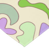 Pastelldoodelemente Tischdecke (Schrägansicht)