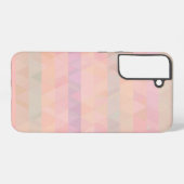Pastelldreiecke Geometrisches Gehäuse Samsung Galaxy Hülle (Rückseite (Horizontal))