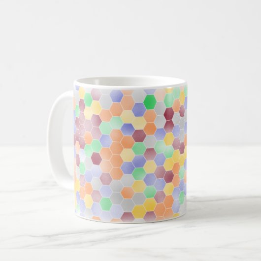 Pastelle 11oz Tasse (Vorderseite Links)