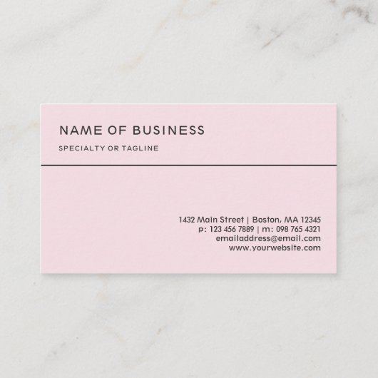 Pastelle Aquarell-Camouflage Visitenkarte (Rückseite)