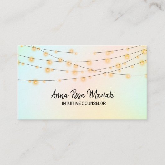 *~* Pastelle erröten Visitenkarte (Vorderseite)