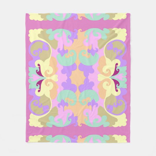 Pastelle Fleecedecke (Vorderseite)