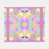 Pastelle Fleecedecke (Vorderseite (Horizontal))