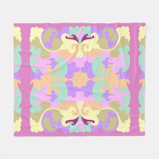 Pastelle Fleecedecke (Vorderseite (Horizontal))