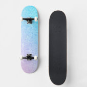 Pastelle fließen floral skateboard (Vorderseite)