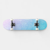 Pastelle fließen floral skateboard (Horizontal)