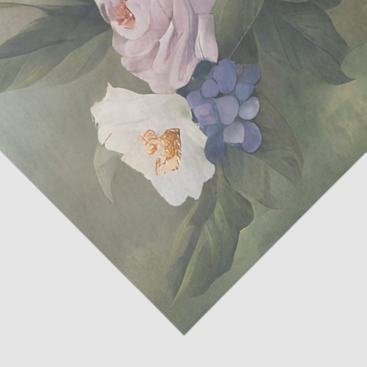 Pastelle Floral Bouquet decoupage Seidenpapier (Detail)