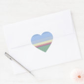 Pastelle Heart Sticker (Umschlag)