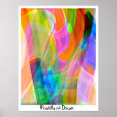 Pastelle in der Morgendämmerung Poster (Vorne)