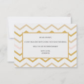 Pastelle Peach und Gold werden Sie meine Bridesmai (Rückseite)