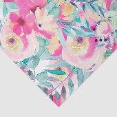 Pastelle Pinks Floral Blume Decoupage Seidenpapier (Ausschnitt)