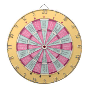 Pastelle, rosa gelb dartscheibe