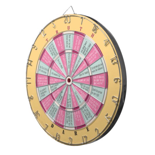 Pastelle, rosa gelb dartscheibe (Vorderseite rechts)