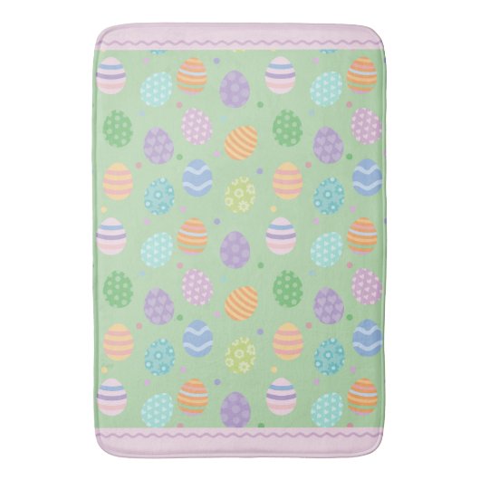 Pastelleier Badematte (Vorderseite Vertikal)